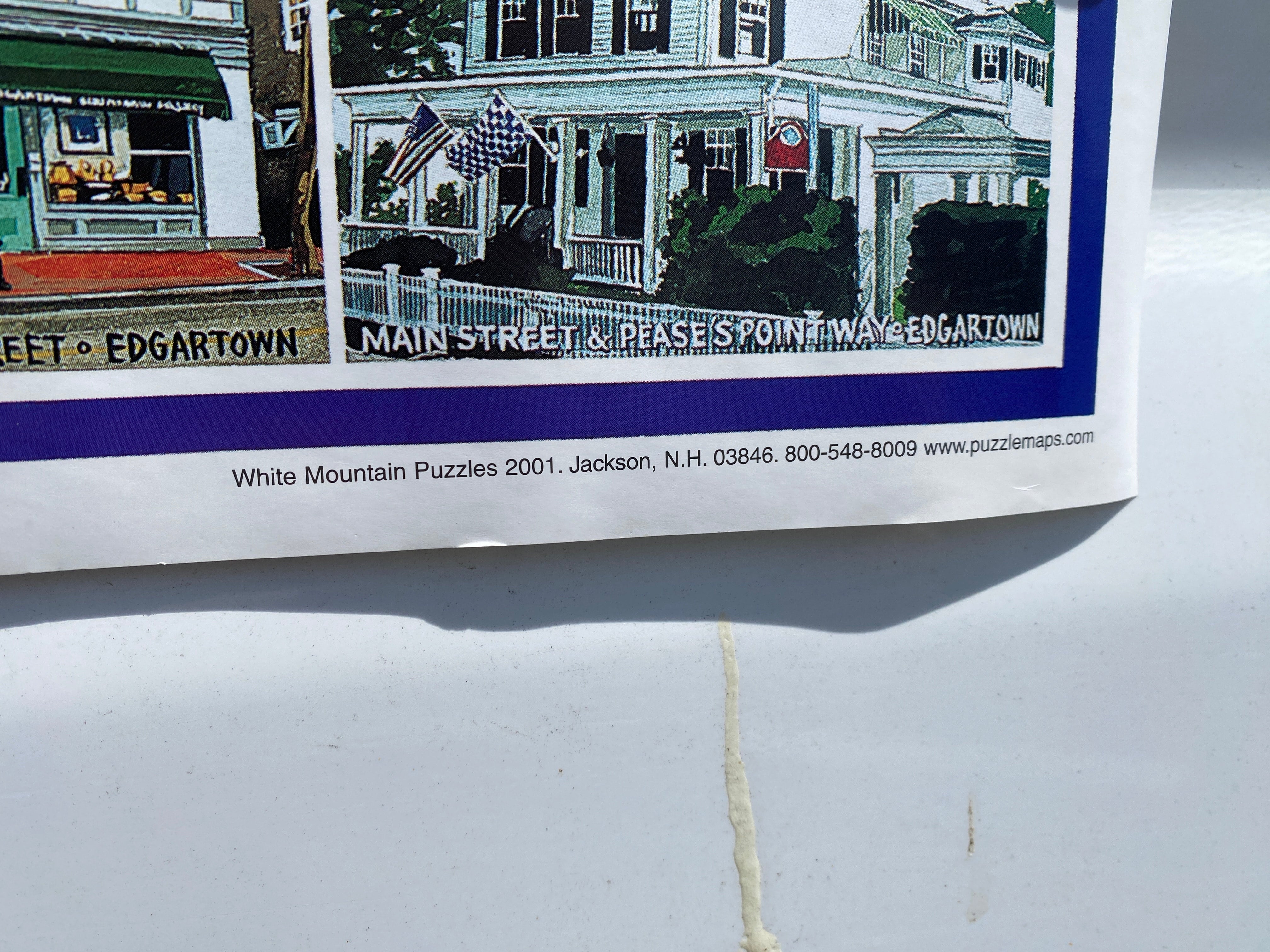 Martha's Vineyard White Mountain Poster | Chicken Alley Thrift