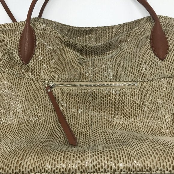 Sorial Suede Scaled Tote Purse